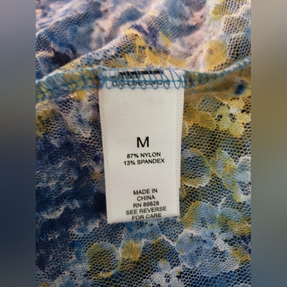 Logo Layers Lace Mesh Top, Size M, never used - Picture 3 of 6